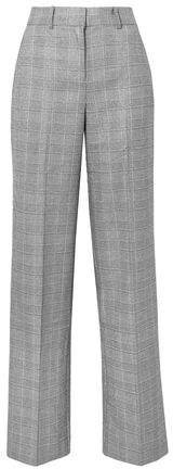 + Tabitha Simmons Hyperion Prince Of Wales Checked Voile Wide-leg Pants