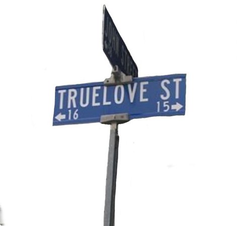 True Love Street Sign