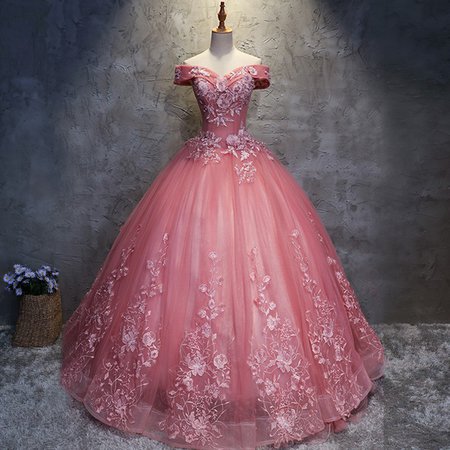 pink ball gown - Google Search