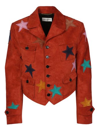 Saint Laurent Star Patch Jacket – Cettire