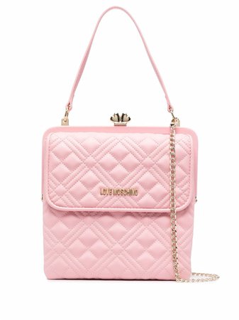 Love Moschino quilted faux-leather tote