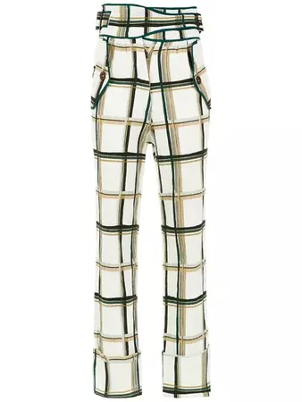FRAMED Checklist wide trousers