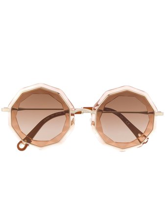Chloé Eyewear Rosie round-frame sunglasses - FARFETCH