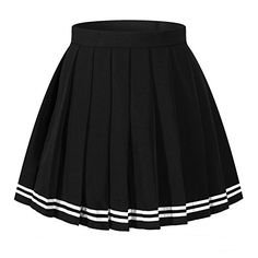high waisted pleated skirt