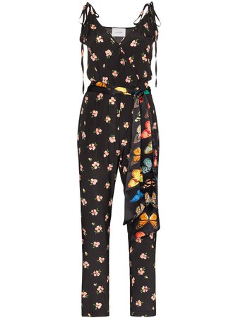 We Are Leone floral print jumpsuit $598 - Buy AW19 Online - Fast Global Delivery, Price