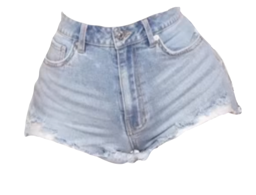 Fashionnova “Truth or Dare” Light Wash Blue Jeans Shorts