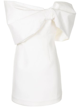 Shop Rachel Gilbert bow-detailed mini dress with Express Delivery - FARFETCH