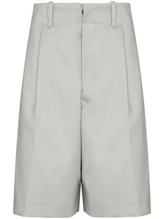 Shop UNIFORME tailored wide-leg shorts with Express Delivery - Farfetch