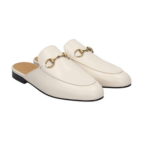 Gucci Mocassini slipper in pelle beige cod. 301857 - Deliberti The Luxury Shopping