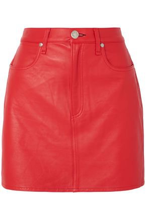 Moss leather mini skirt | RAG & BONE | Sale up to 70% off | THE OUTNET