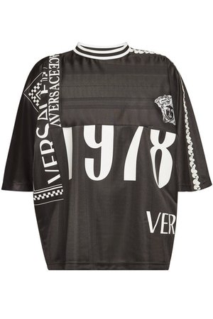 Versace - Printed T-Shirt - black