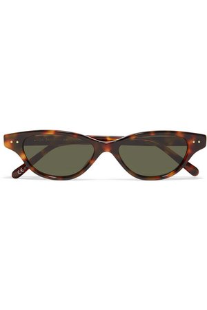 Linda Farrow | Cat-eye tortoiseshell acetate sunglasses | NET-A-PORTER.COM