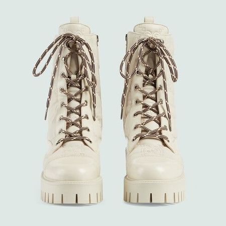 Gucci lace up boots