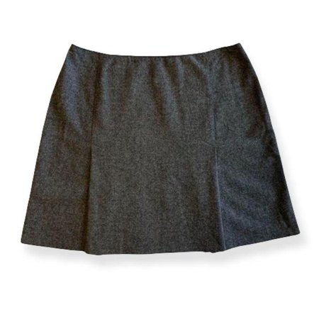 plain grey miniskirt