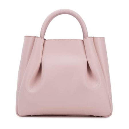 Midi Ruched Tote Blush Pink | Alexandra de Curtis | Wolf & Badger