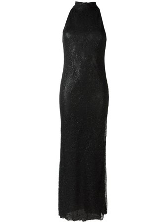 Romeo Gigli Pre-Owned Lace Overlay Evening Dress - Farfetch