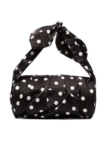 Rejina Pyo black and white nane polka dot satin clutch $174 - Buy Online AW18 - Quick Shipping, Price