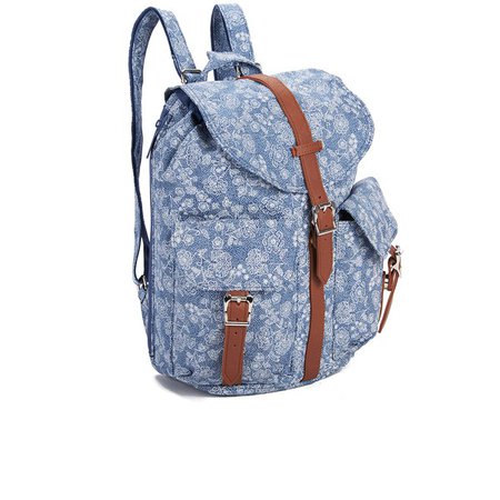 Herschel Supply Co. Dawson Crosshatch Backpack - Floral Chambray Womens Accessories | TheHut.com