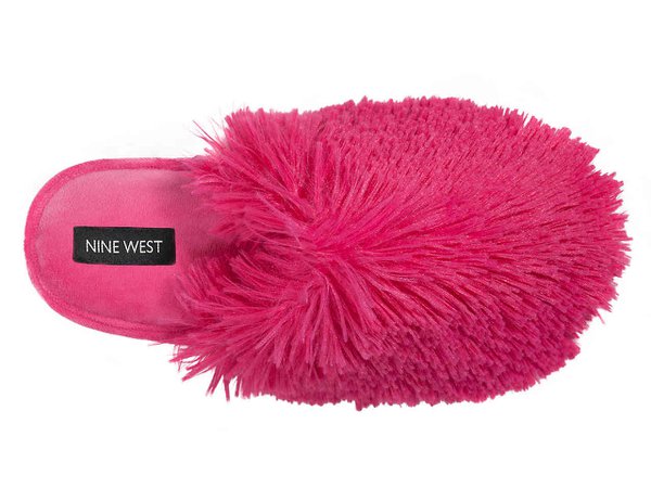 Nine West Fluffy Pile Scuff Slipper Women's Shoes | DSW