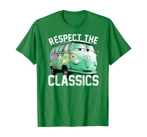 Amazon.com: Disney Pixar Cars Fillmore Respect Classics Graphic T-Shirt: Clothing