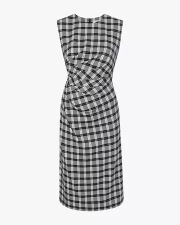 Jeannine Dress - Knit Suiting :: Checkmate – M.M.LaFleur