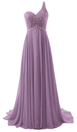 Purple formal dress