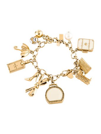 Kate Spade New York Travel Charm Bracelet - Bracelets - WKA103011 | The RealReal