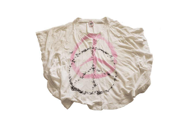 Free People Double Peace Top