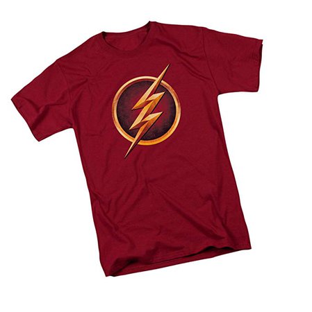 Amazon.com: DC Comics The Flash Logo - CW's The Flash TV Show Youth T-Shirt: Clothing