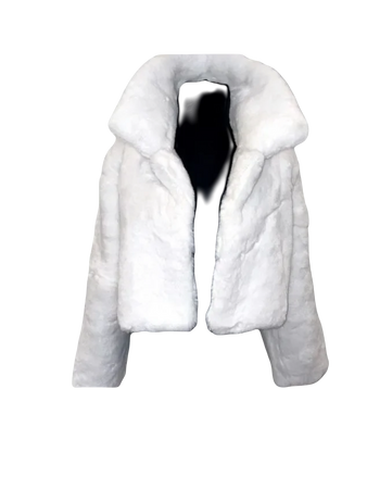 Akita white fur jacket
