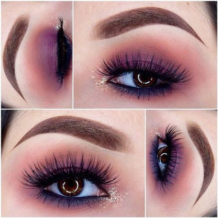 Purple & Orange Eyeshadow
