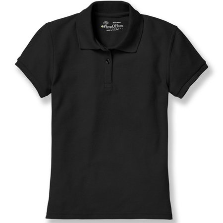 womens black polo uniform