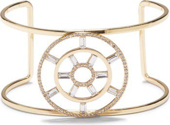Vince Camuto Large T Circle Crystal Cuff | Nordstrom