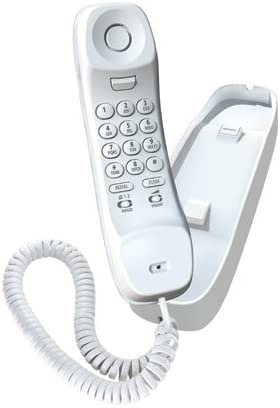Amazon.com : Uniden Slim1100 Slimline Corded Phone, white, one phone : Corded Telephones : Electronics