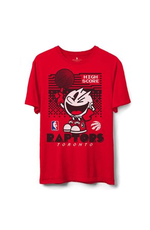 Junk Food Men's Junk Food Red Toronto Raptors NBA x Pac Man High Score T-Shirt | Nordstrom