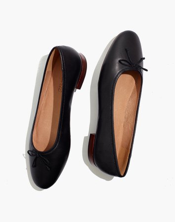 The Adelle Ballet Flat in Leather
