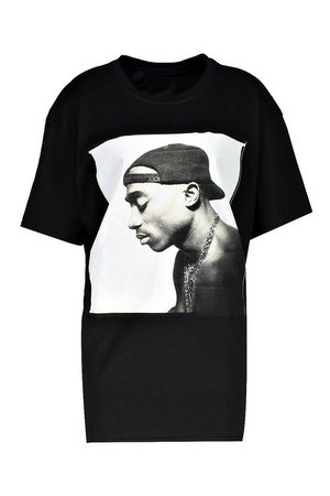 Oversized Tupac T-Shirt | Boohoo