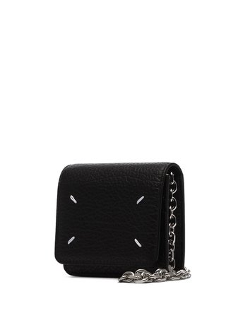 Maison Margiela four-stitch chain-strap wallet - FARFETCH
