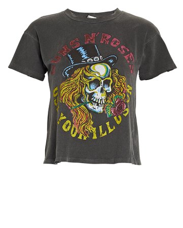 Madeworn Guns N' Roses Printed Cotton T-shirt | INTERMIX®