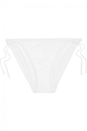 Eres Womens Beachwear – Les Essentiels Mouna triangle bikini top White bottom
