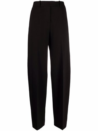 Shop The Attico high-waisted wide-leg trousers with Express Delivery - FARFETCH