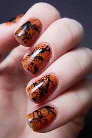 acrylic autumn nails orange - Google Search