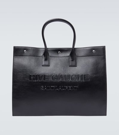 Rive Gauche Leather Tote Bag - Saint Laurent | Mytheresa