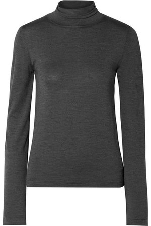 The Row | Margita stretch-silk turtleneck sweater | NET-A-PORTER.COM