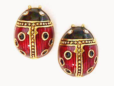 Ladybug Earrings - Buy a Replica Ladybug Earrings from Museum Store Company