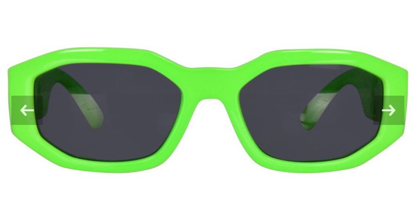 Neon green sunglasses