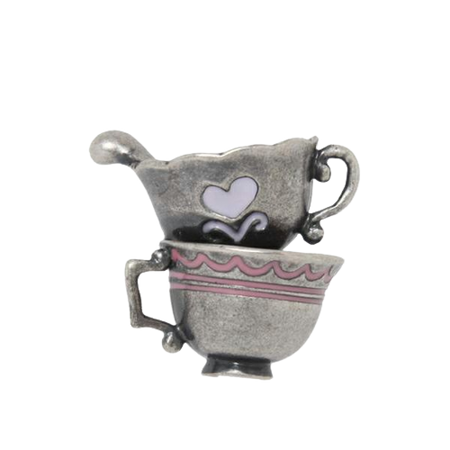 Q-Pot | Mad Tea Party Double Teacup Charm (Disney Accessories)