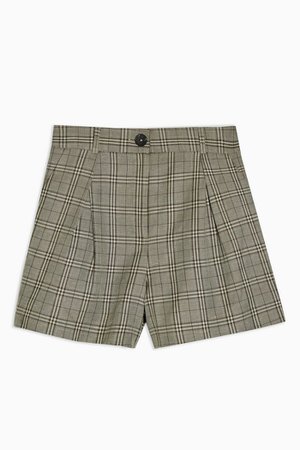 CONSIDERED Mint Check Shorts | Topshop