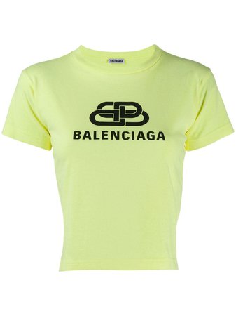 Balenciaga Camiseta Corta Con Logo - Farfetch