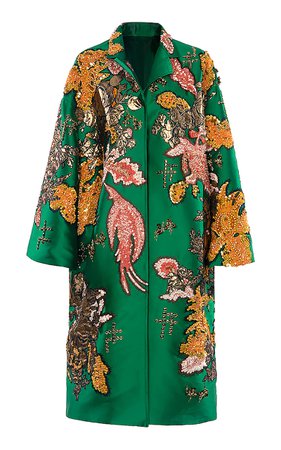 Rendara Embellished Taffeta Coat By Biyan | Moda Operandi